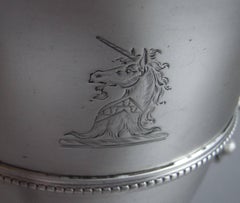 Exceptional George III "Beaded" Two Handled Loving Cup Made by Matthew West