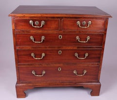 George III Period Mahogany Small Chest of Drawers