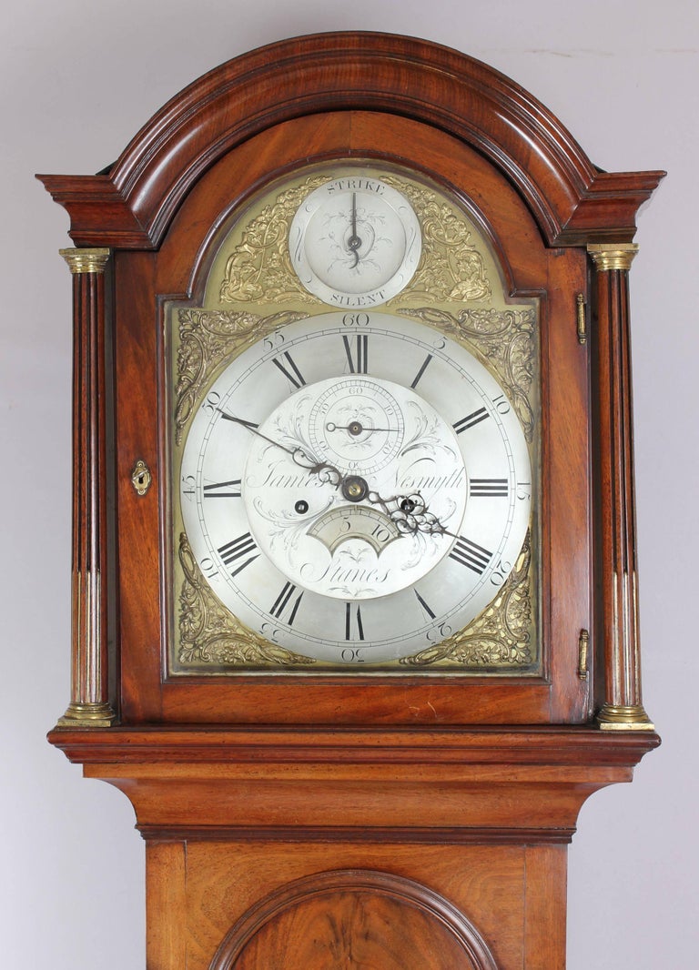 III Period Mahogany LongCase Clock at 1stDibs