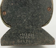 Brass Fox Head Door Stop