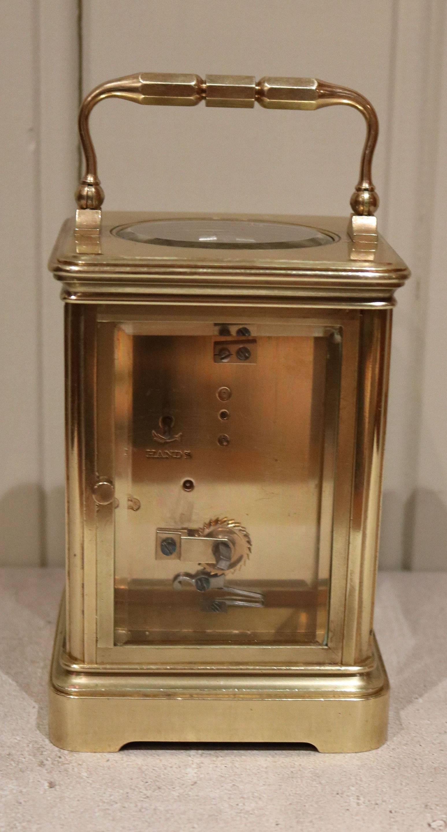 Large Drocourt Carriage Clock in Case 2