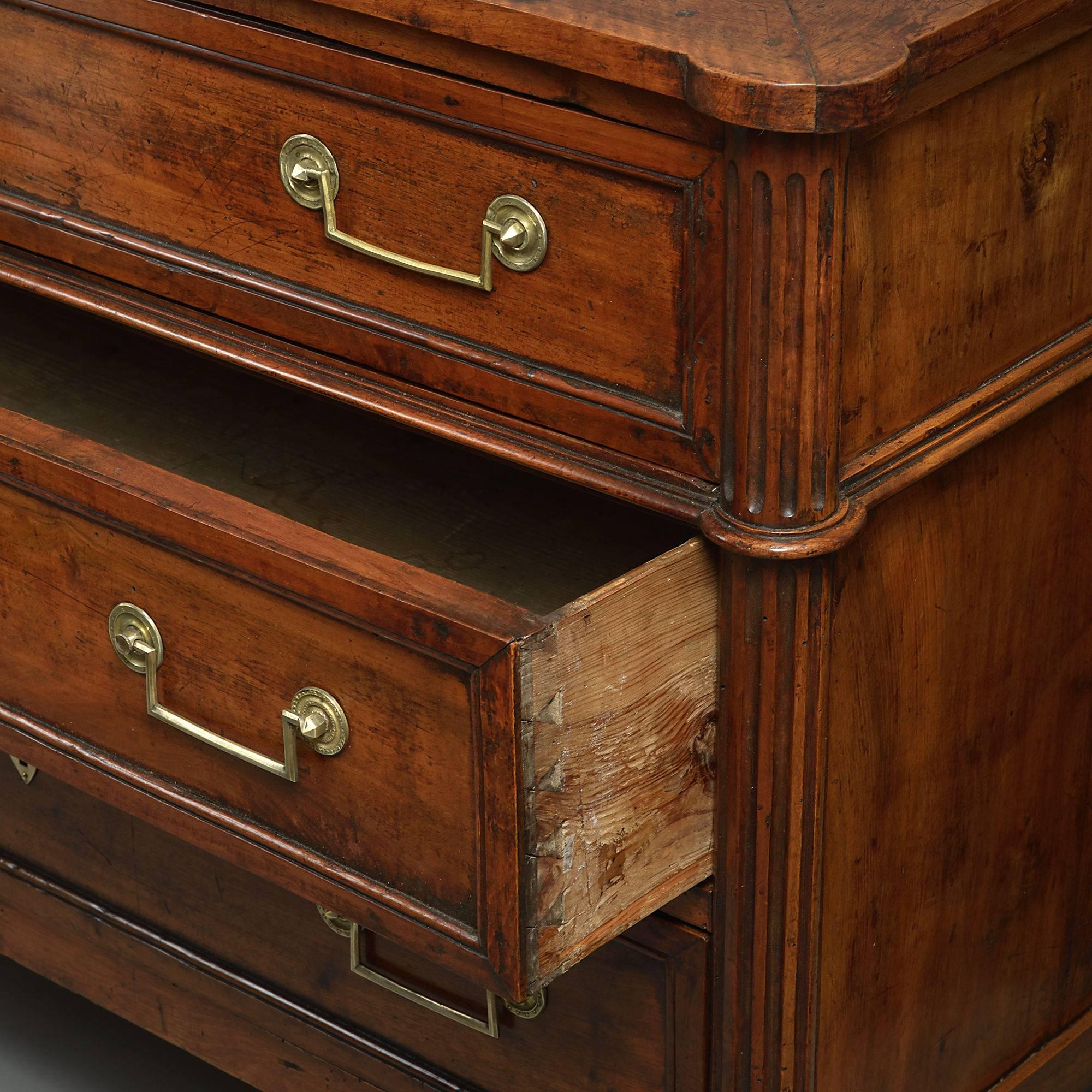 French Late 18th Century Louis XVI Period Walnut Commode