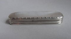 Extremely Rare George III Scottish Provincial Toothpick Box