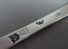 Very Fine William III Britannia Standard Trefid Spoon by William Scarlett