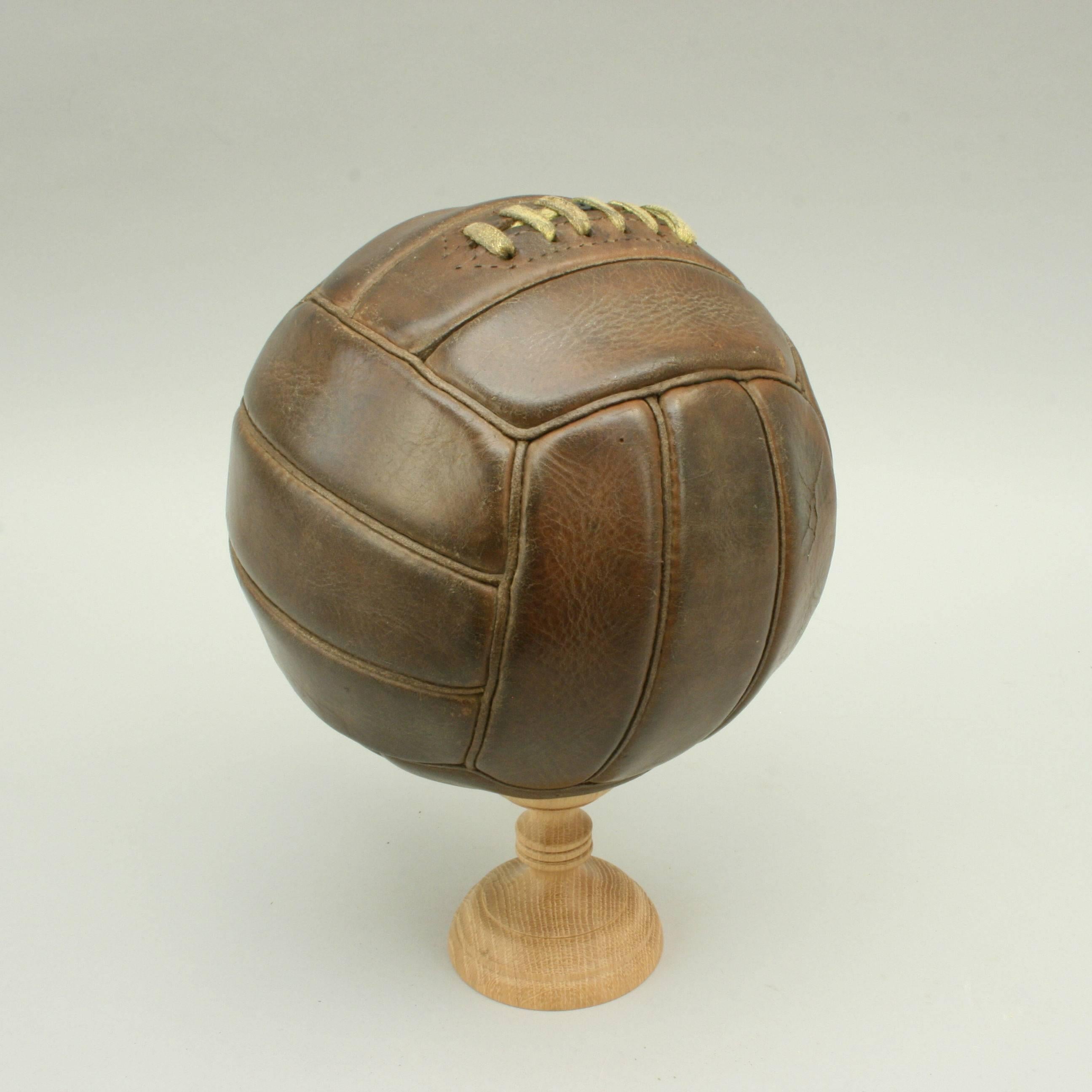 Mid-20th Century Leather Netball