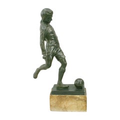 Spelter Football Figure