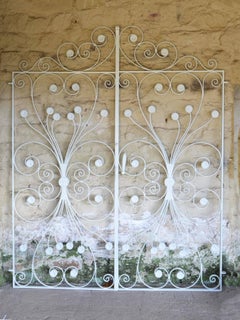 Pair of Wrought Iron Garden Gates