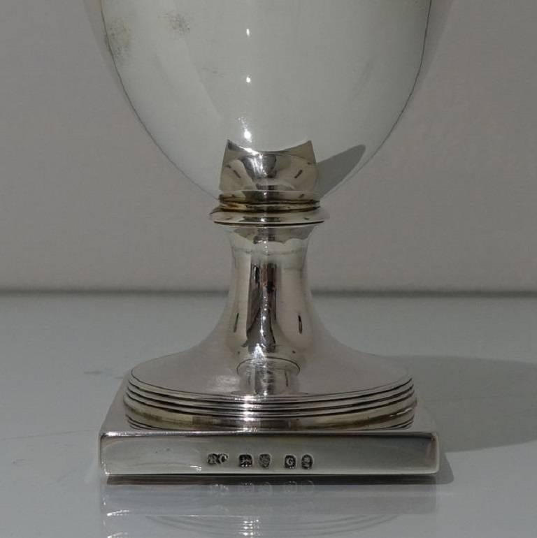 British Antique Sterling Silver George III Wine Goblet London 1802 Richard Cooke