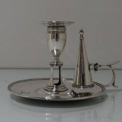 Antique George III Sterling Silver Wine Goblet London, 1794, John Touliet