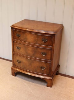Small Burr Walnut Chest of Drawers