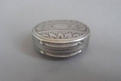 Very Rare George III Escutcheon Vinaigrette