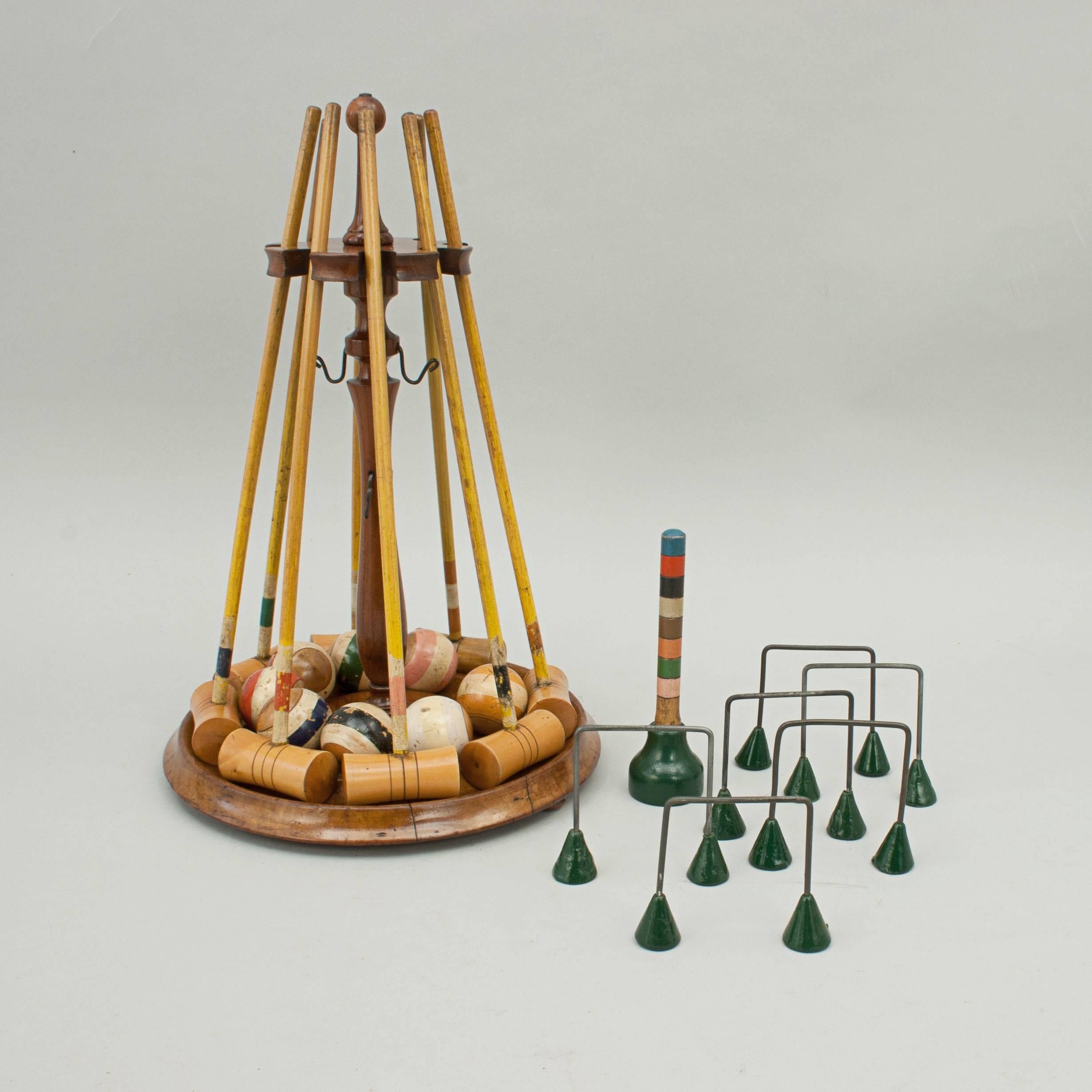 Tabletop Croquet Set In Excellent Condition In Oxfordshire, GB