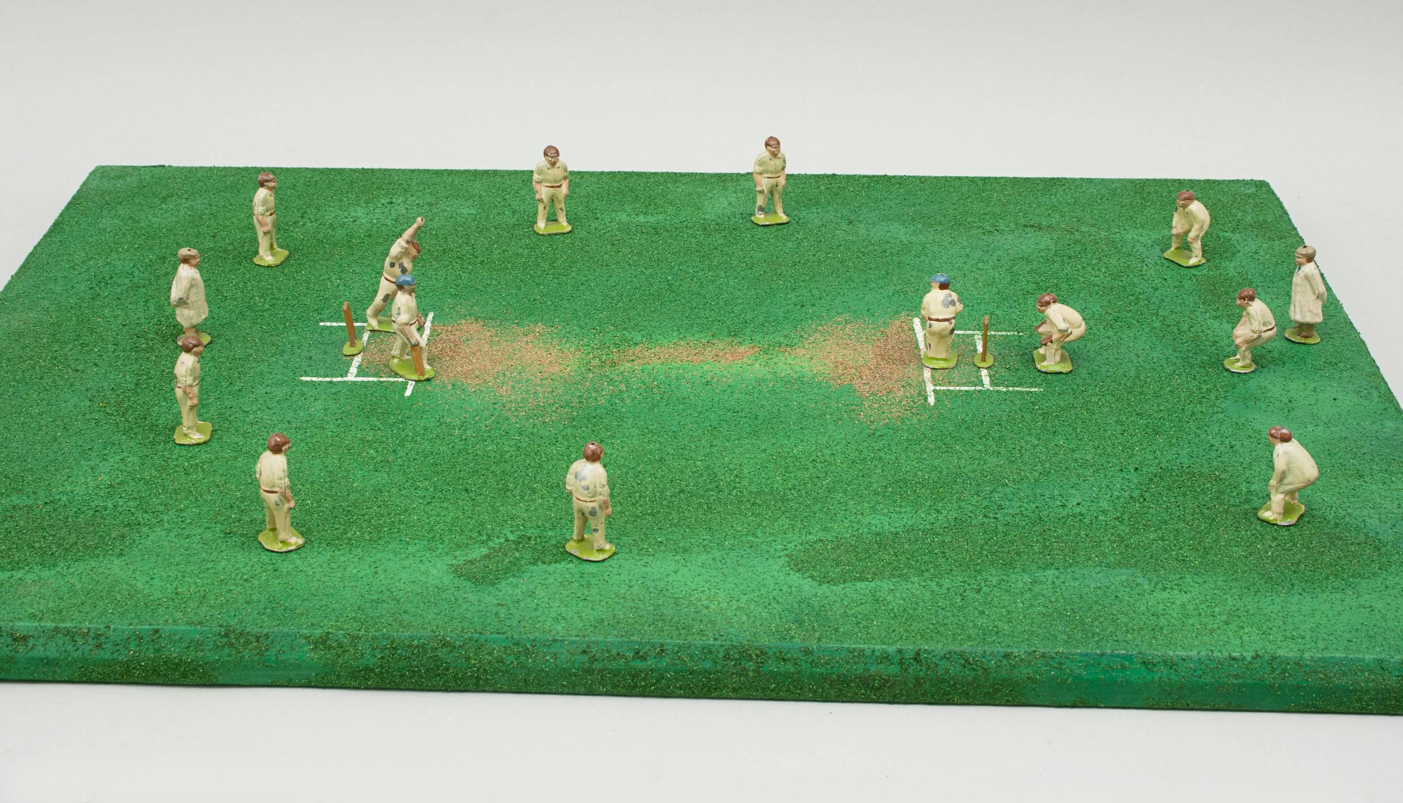 English Lead Toy Cricket Figures