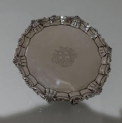 Irish Britannia Standard George III Antique Salver Dublin Matthew West