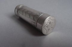 William & Mary, a Very Rare Tubular Nutmeg Grater Made by Thomas Kedder
