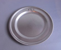 Denbies Plates, A Set of Twelve George III Dinner Plates made in London in 1810.