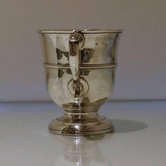 George II Antique Sterling Silver Two Handled Cup London 1745 Richard Gosling