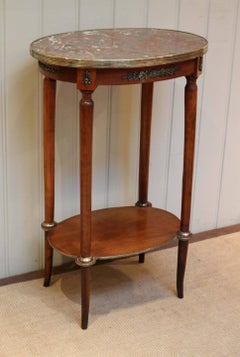 French Cherrywood Oval Table