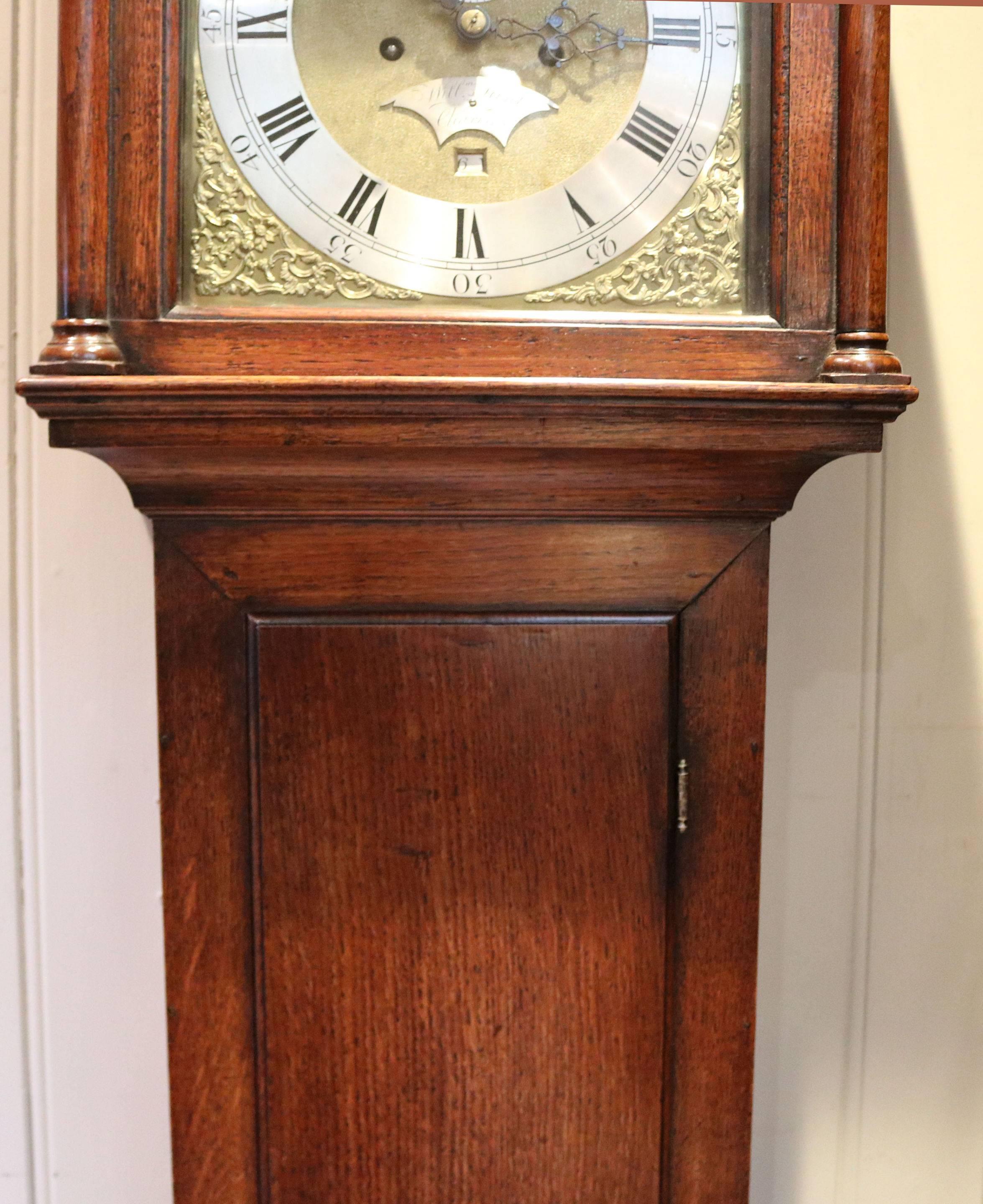 Small 18th Century 8 Day Longcase Clock In Good Condition For Sale In Buckinghamshire, GB