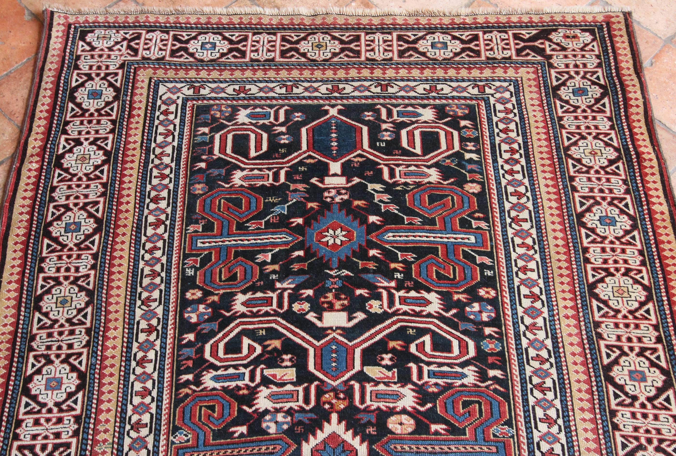 Antique Perepedil Rug, Caucasian For Sale 1