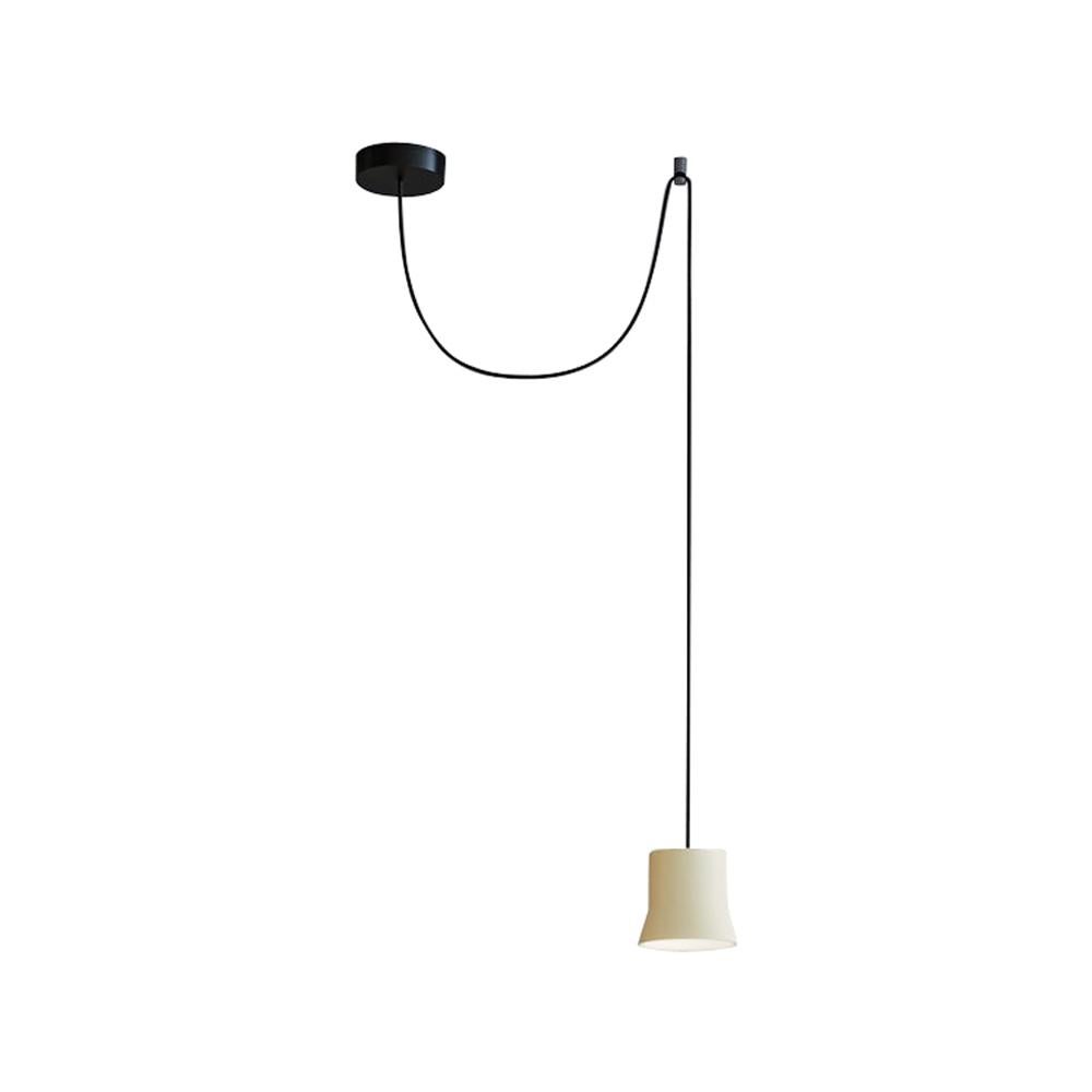 En vente : White Artemide Giò Light Off Center Suspension Lamp by Patrick Norguet