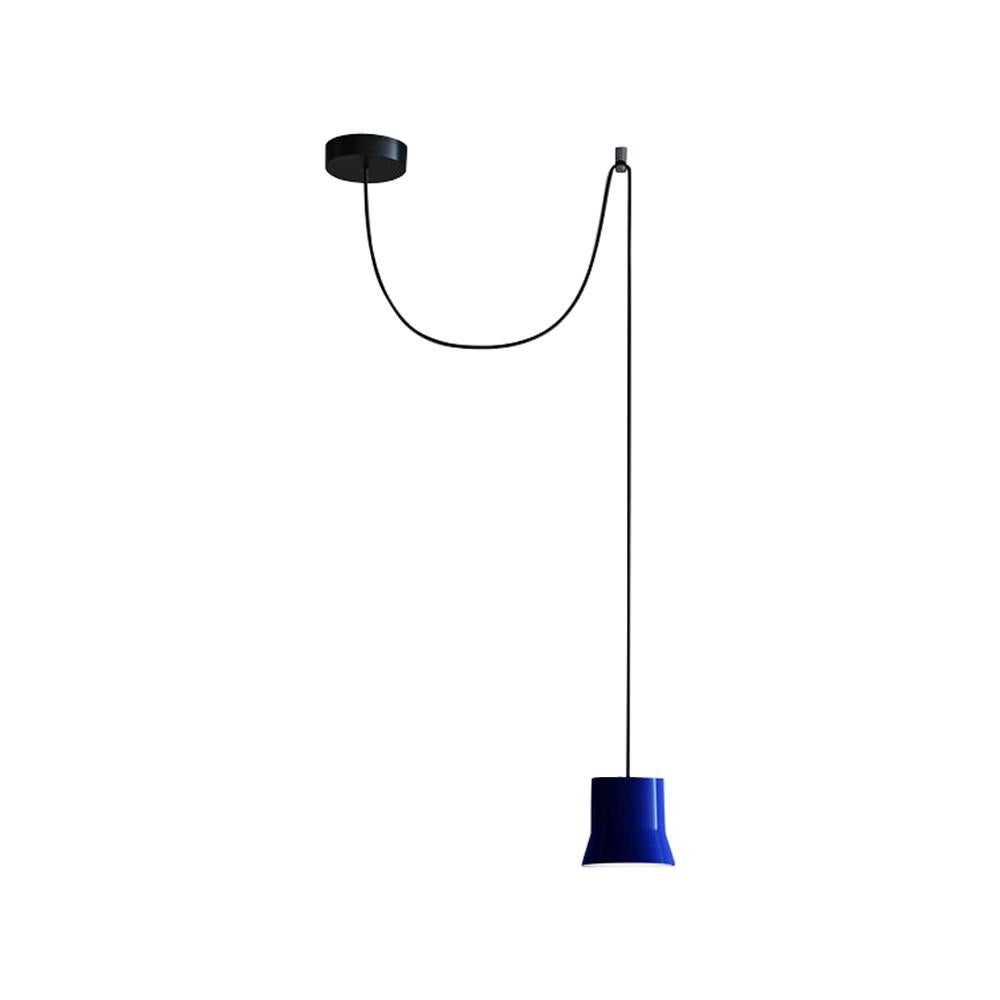 En vente : Blue Artemide Giò Light Off Center Suspension Lamp by Patrick Norguet