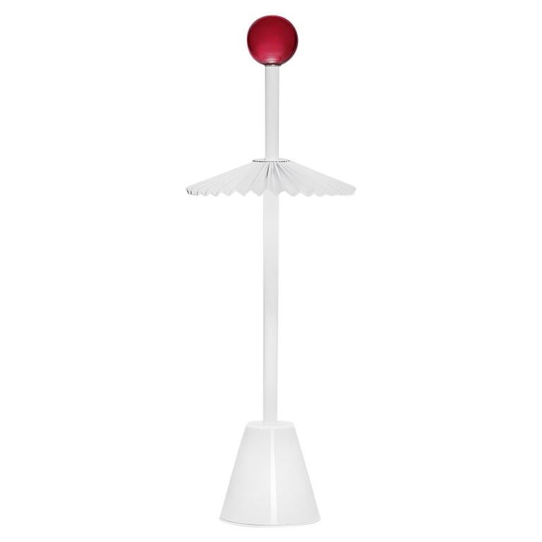 For Sale: White (WH — White) Firmamento Milano Etoile Rechargeable Table Lamp by Daniela Puppa