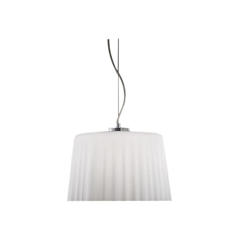 For Sale: White (White and Matte) Vistosi LED Cloth Suspension Light by Romani Saccani Architetti Associati