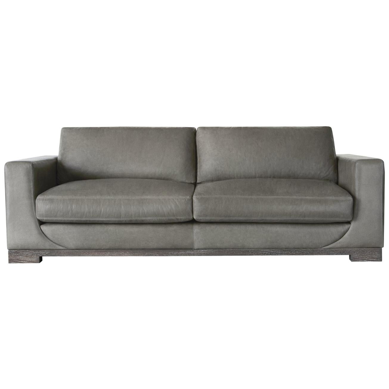 For Sale: Gray (Refined Saddle Wolf) Ben Soleimani Sussex Sofa