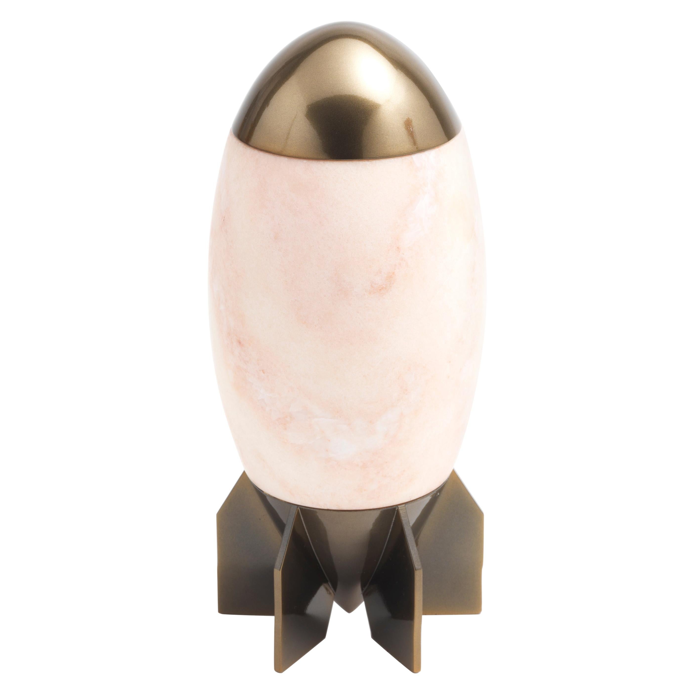 For Sale: Pink (Pink Portugal Marble) 21st Century Herma Vase in Marble and 3D Printed ABS by Richard Yasmine