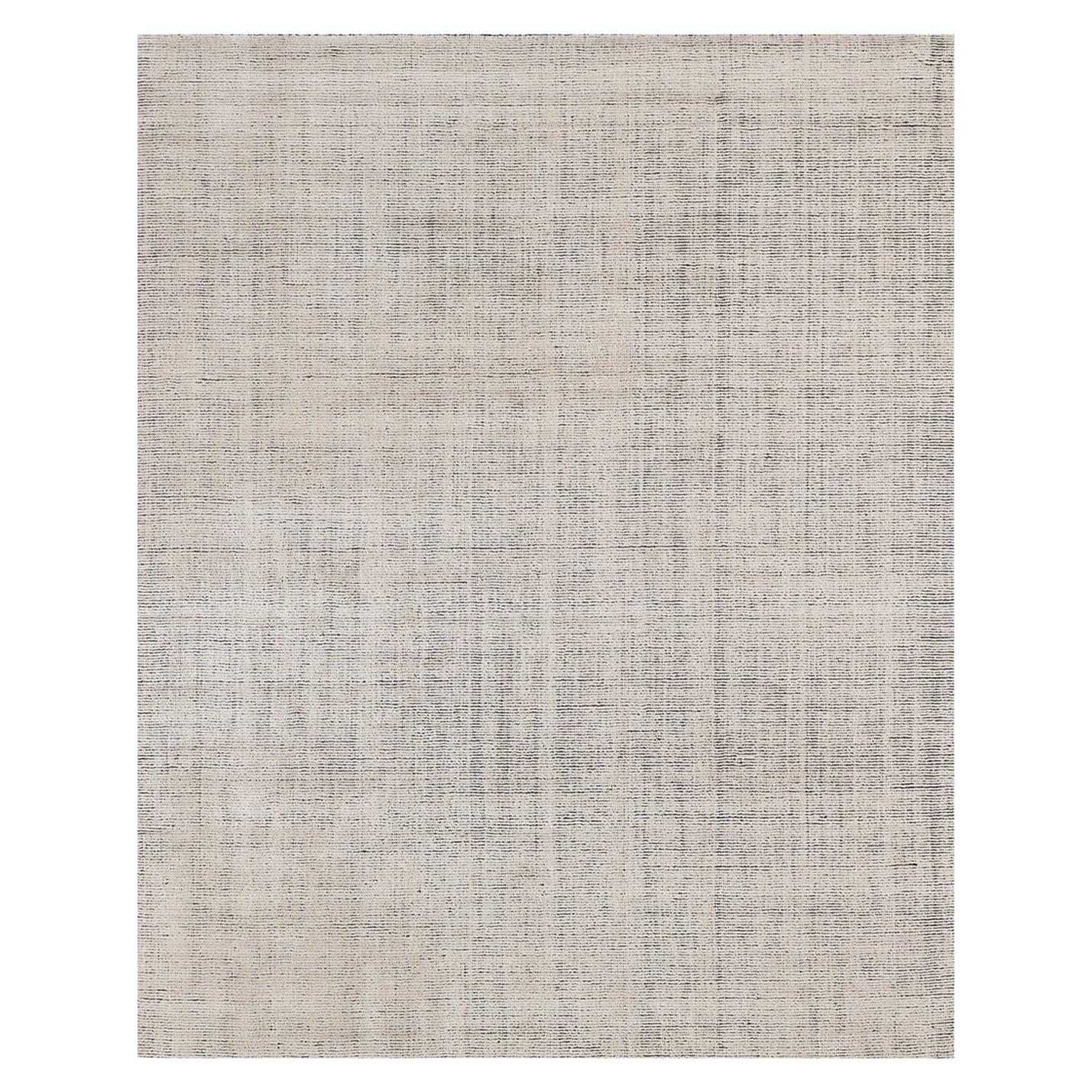 For Sale: Beige (Distressed Wool Sand) Ben Soleimani Distressed Wool Rug 9'x12' 4