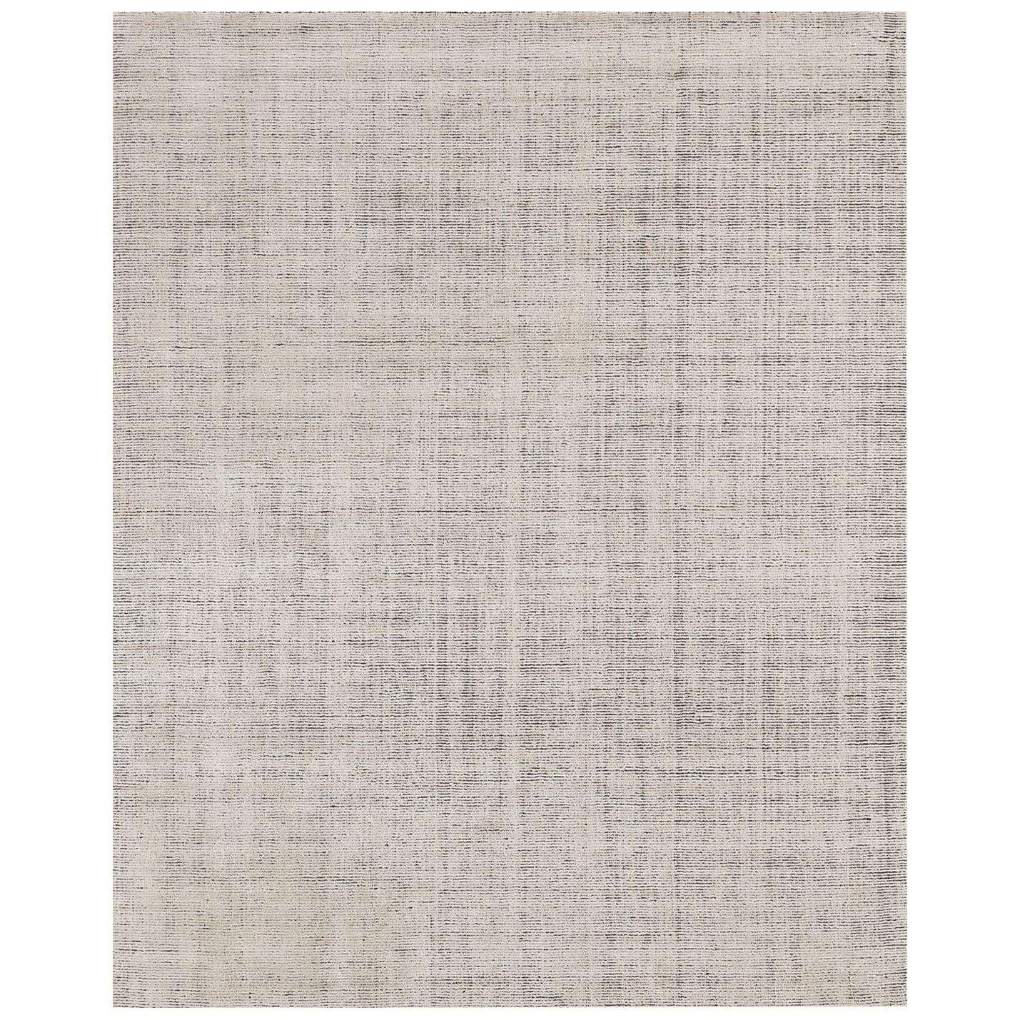 For Sale: Beige (Distressed Wool Sand) Ben Soleimani Distressed Wool Rug 6'x9'