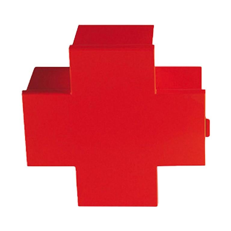 En vente : Red Cabinet de croix Thomas Eriksson avec finition vernie brillante pour Cappellini