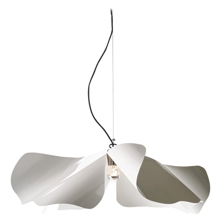 For Sale: White Opinion Ciatti Papavero Raggiante Large Pendant Lamp