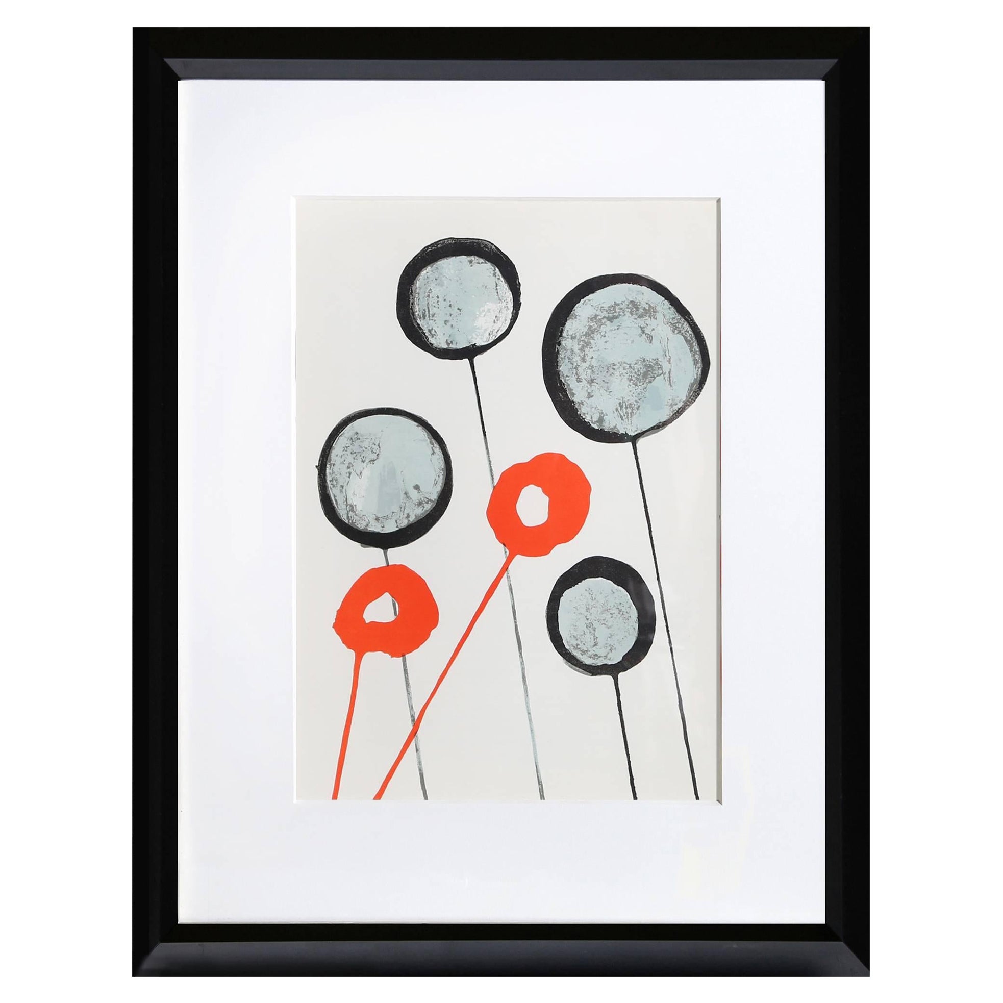 Alexander Calder Abstract Print - Lollipops from Derriere Le Miroir