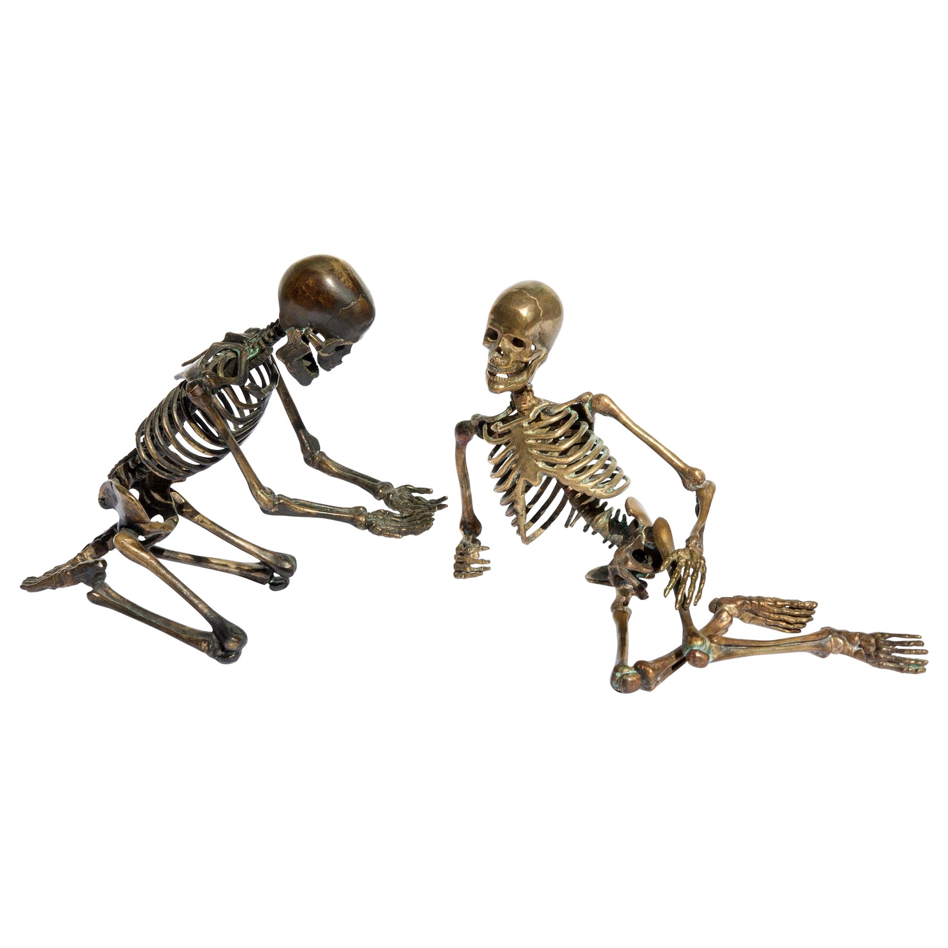 Group of Bronze Skeletons by David W. Dempsey