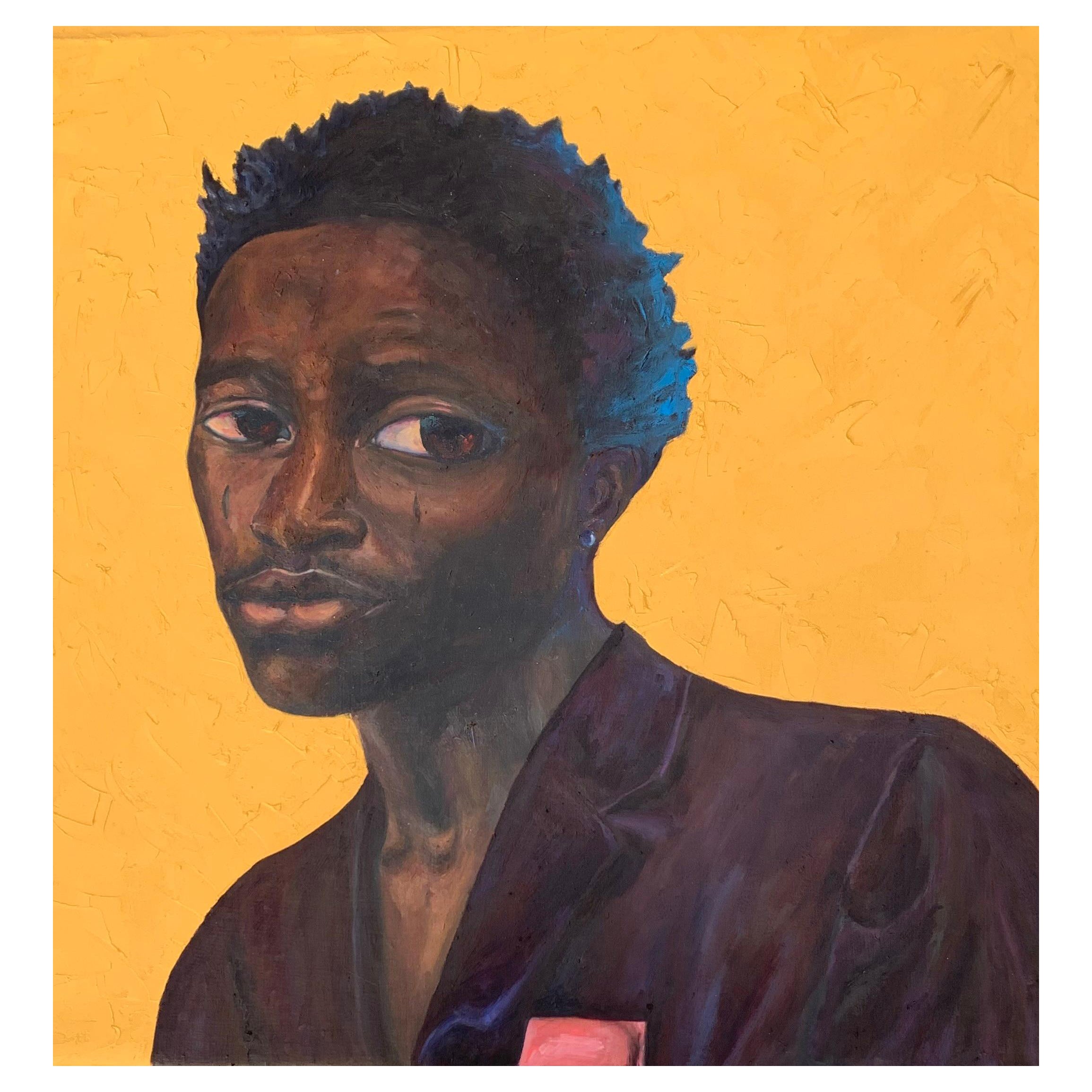 Emmanuel Ojebola Figurative Painting - Ojulari III