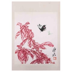 Cache-pots à fleurs - Impression phototype vintage sur papier - Milieu du XXe siècle