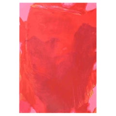 Das Sichtbare des Unsichtbaren - rote Komposition - von I. Bressan - 1989