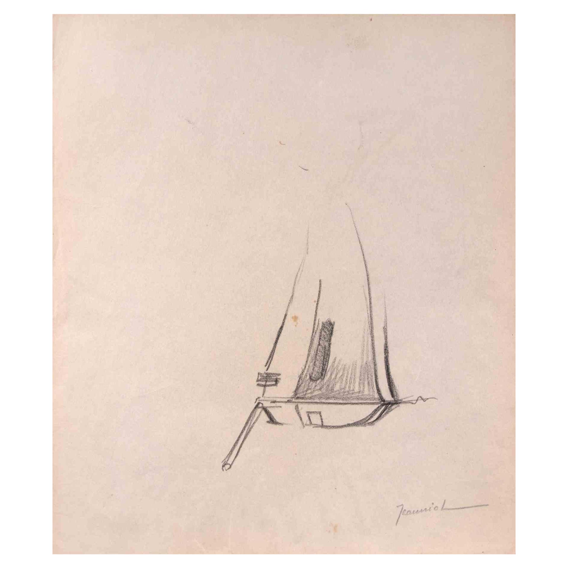 The Boat is an original Drawing on paper realized by painter Pierre Georges Jeanniot (1848-1934).

Drawing in pencil.

Hand-Signed on the lower.

Good conditions with foxing.

Pierre-Georges Jeanniot (1848–1934) was a Swiss-French Impressionist