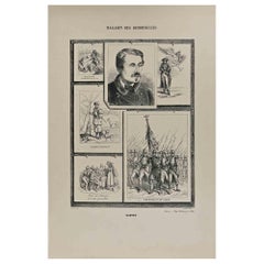 Raffet - Lithographie von Simon Louis Gérard - 19. Jahrhundert