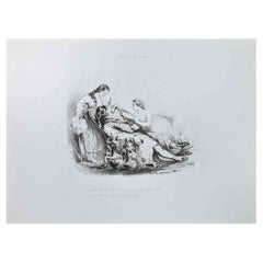 Dans l'Opulence - Lithographie d'Alfred Grévin - Fin du XIXe siècle