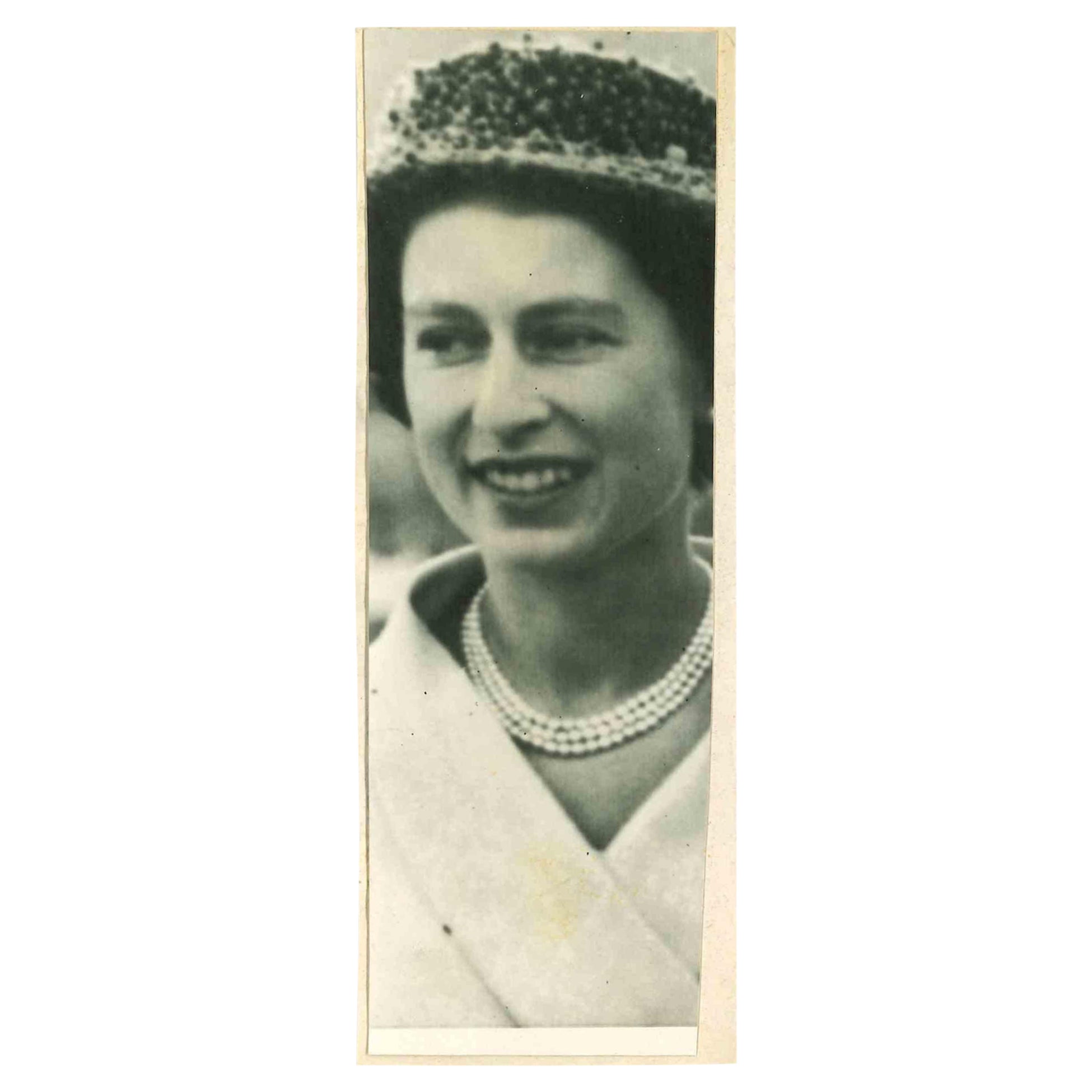 Unknown Black and White Photograph - Queen Elizabeth II -  Vintage Photograph 