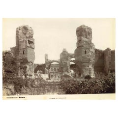 Baths of Caracalla - Vintage Photo by Ludovico Tuminello - Early 20th Century