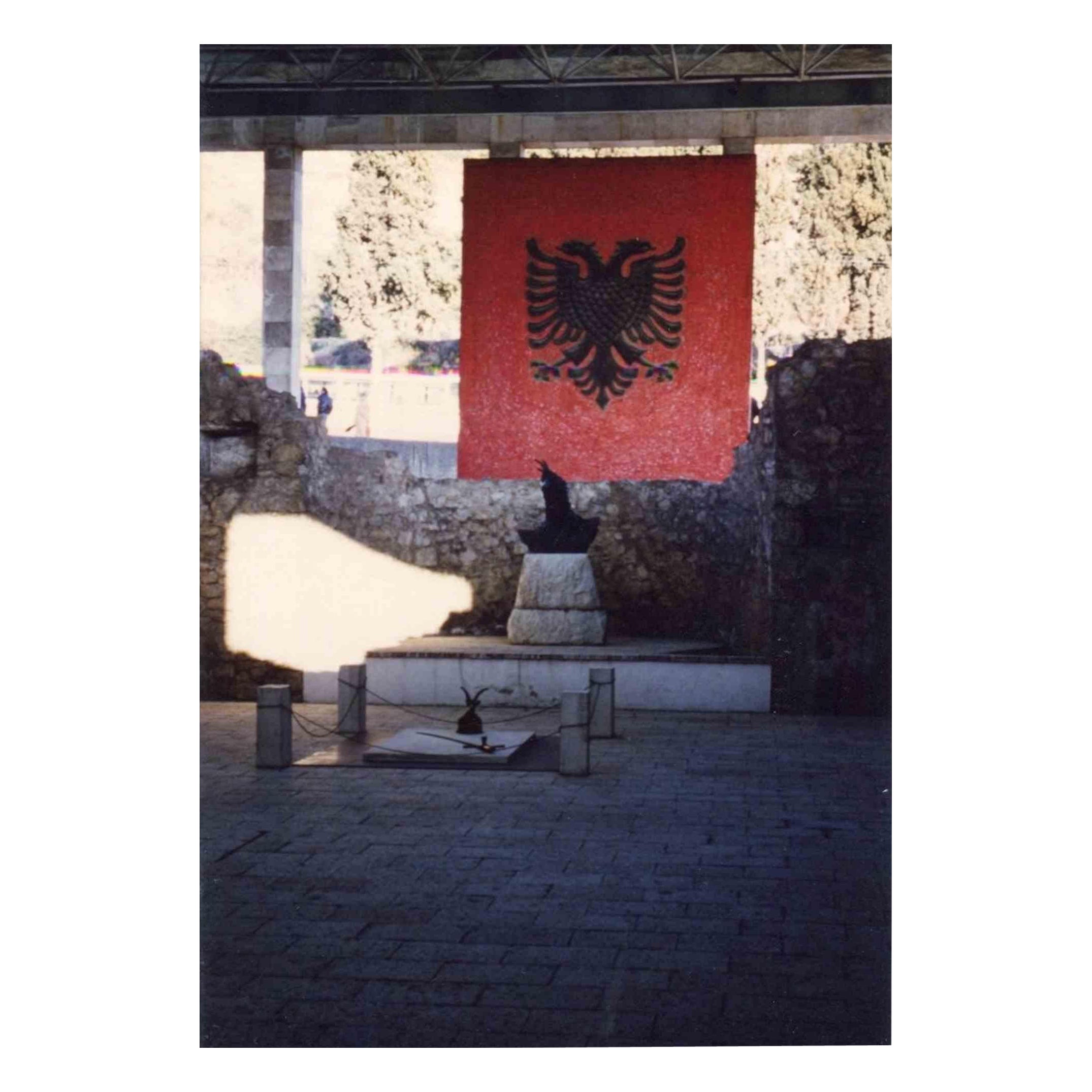 Unknown Black and White Photograph - Report from Albania -  Skanderbeg Mausoleum - Vintage Photograph - Late 1970s