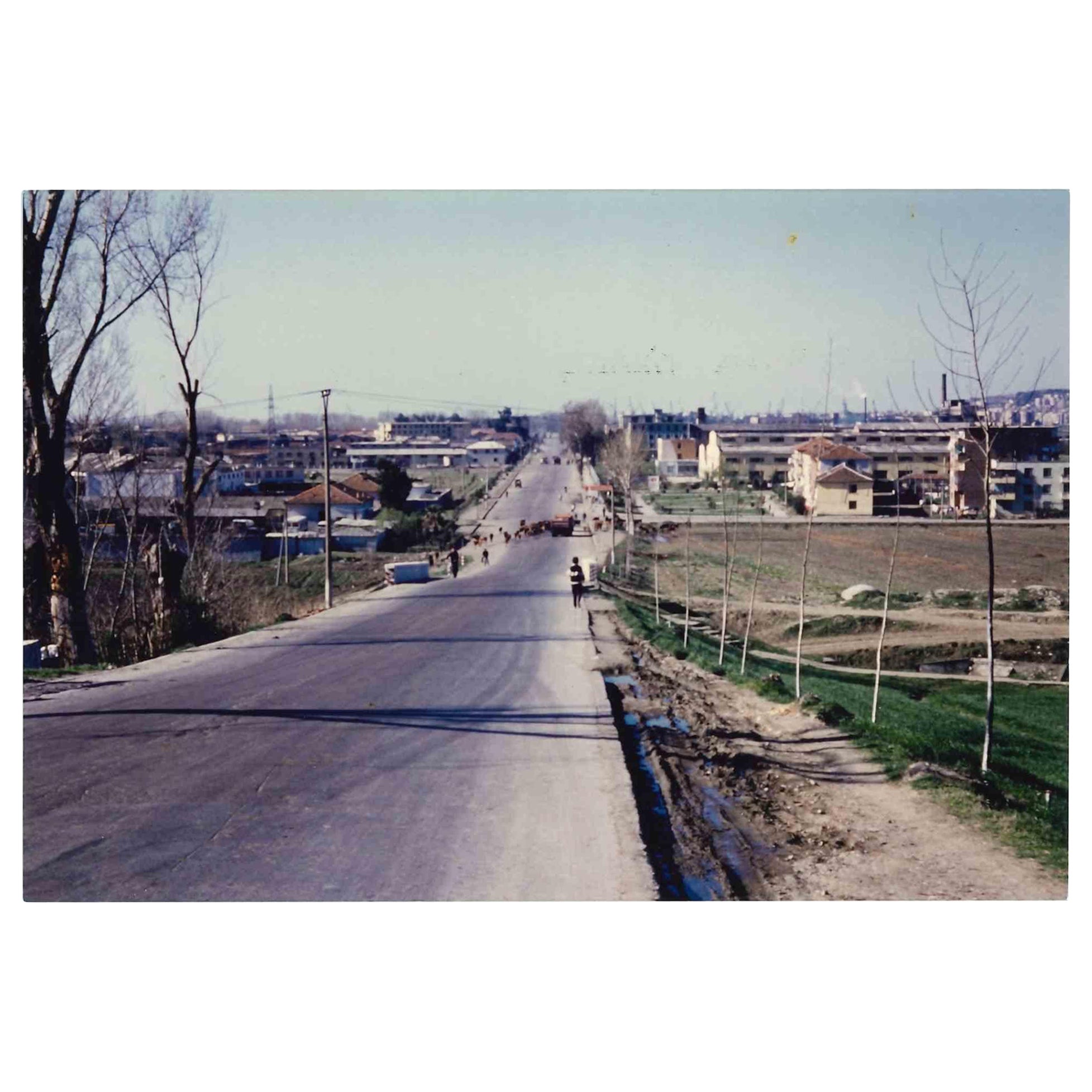 Unknown Black and White Photograph - Reportage from Albania - Tirana - Vintage Photograph - Late 1970s