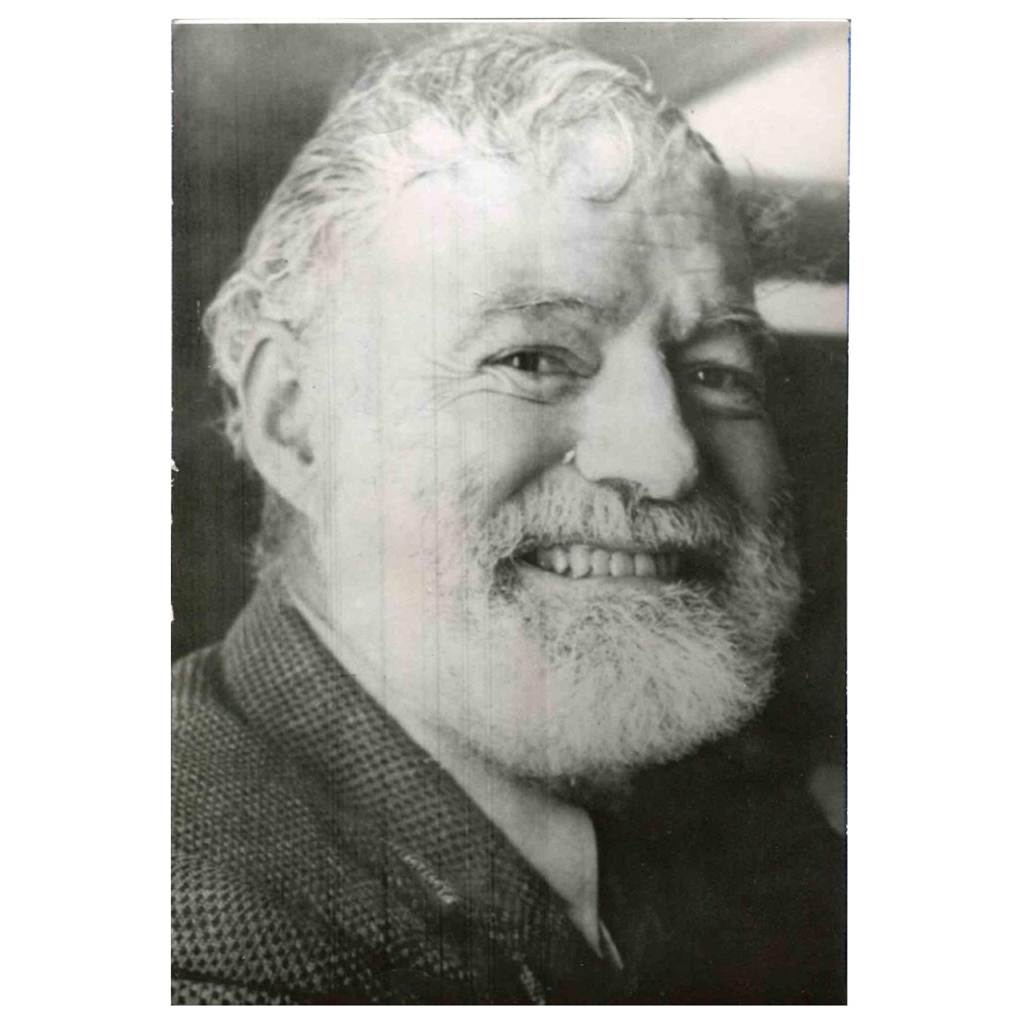 Unknown Portrait Photograph - Ernest Hemingway - Vintage Photograph - 1950s