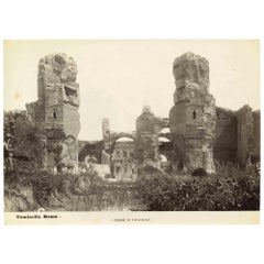 Baths of Caracalla – Vintage-Foto von Ludovico Tuminello – frühes 20. Jahrhundert