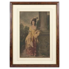 Antique Noblewoman - Lithograph - 19th Century