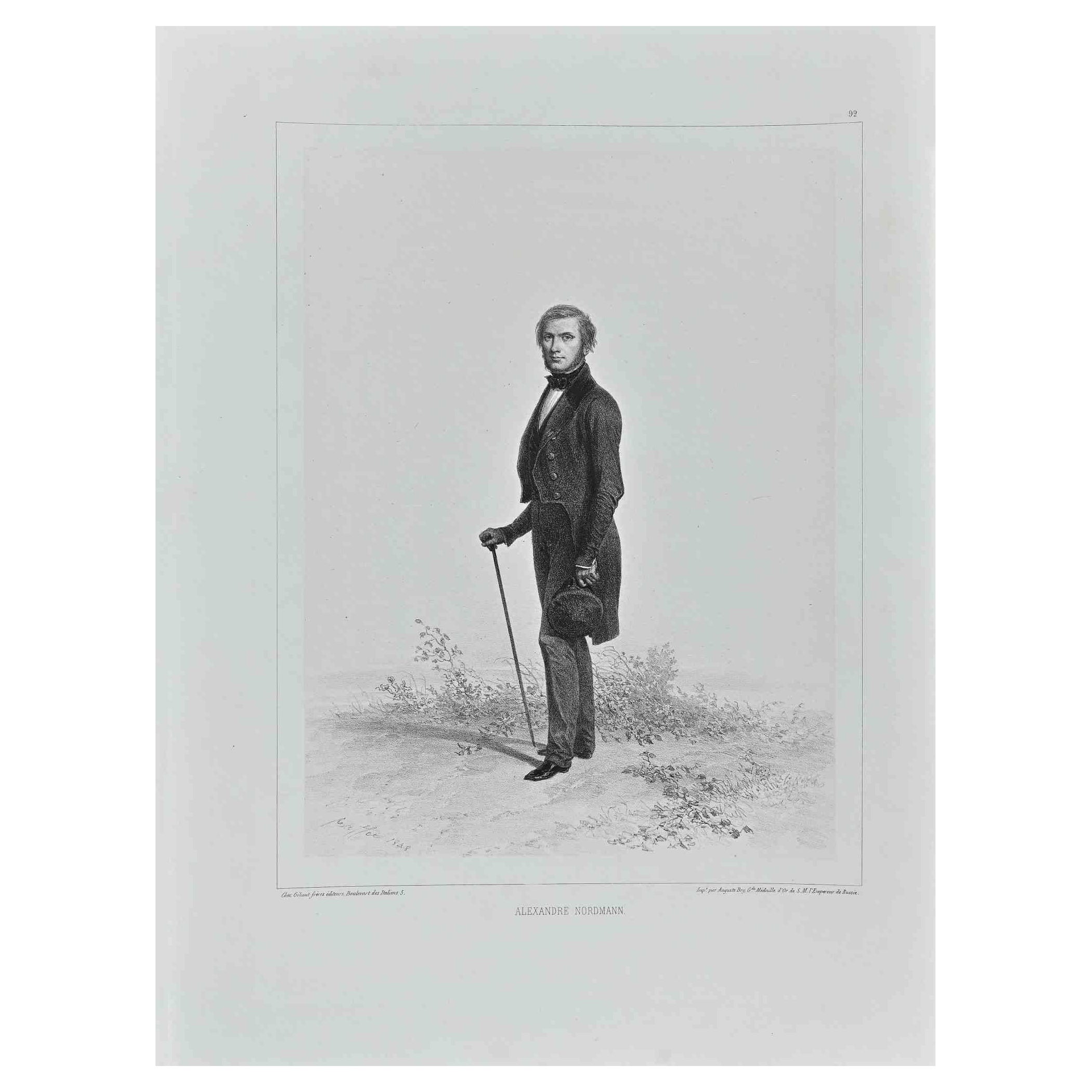 Il Ritratto di Alexandre Nordmann è un'opera d'arte originale realizzata nel 1848 dall'artista francese  Denis Auguste Marie Raffet  (1804 – 1860)

Stampa litografica. 

Firmato sul piatto.

Condizioni molto buone.

Denis Auguste Marie Raffet (1804